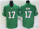 Philadelphia Eagles #17 Nakobe Dean Kelly Green Vapor F.U.S.E. Limited Jersey