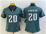 Philadelphia Eagles #20 Brian Dawkins Women's Green Vapor Limited Jersey