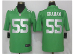 Philadelphia Eagles #55 Brandon Graham Throwback Green Vapor Limited Jersey
