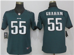 Philadelphia Eagles #55 Brandon Graham Women's Green Vapor Limited Jersey