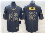 Philadelphia Eagles #62 Jason Kelce Black Gold Vapor Limited Jersey