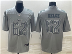 Philadelphia Eagles #62 Jason Kelce Gray Atmosphere Fashion Limited Jersey