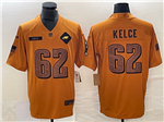 Philadelphia Eagles #62 Jason Kelce 2023 Brown Salute To Service Limited Jersey