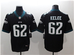 Philadelphia Eagles #62 Jason Kelce Black Vapor Limited Jersey