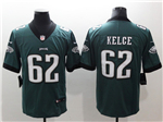 Philadelphia Eagles #62 Jason Kelce Green Vapor Limited Jersey