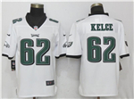 Philadelphia Eagles #62 Jason Kelce White Vapor Limited Jersey