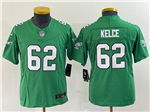 Philadelphia Eagles #62 Jason Kelce Youth Kelly Green Vapor F.U.S.E. Limited Jersey