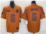 Philadelphia Eagles #6 DeVonta Smith 2023 Brown Salute To Service Limited Jersey
