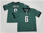 Philadelphia Eagles #6 DeVonta Smith Toddler Green Vapor Limited Jersey