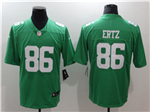 Philadelphia Eagles #86 Zach Ertz Throwback Green Vapor Limited Jersey