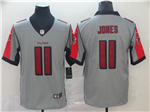 Atlanta Falcons #11 Julio Jones Gray Inverted Limited Jersey