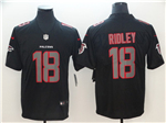 Atlanta Falcons #18 Calvin Ridley Black Vapor Impact Limited Jersey