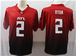 Atlanta Falcons #2 Matt Ryan 2020 Red Vapor Limited Jersey