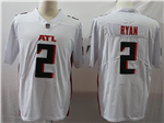 Atlanta Falcons #2 Matt Ryan 2020 White Vapor Limited Jersey