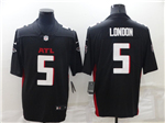 Atlanta Falcons #5 Drake London Black Vapor Limited Jersey