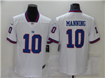 New York Giants #10 Eli Manning White Color Rush Limited Jersey