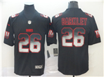 New York Giants #26 Saquon Barkley Black Arch Smoke Limited Jersey