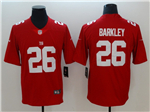 New York Giants #26 Saquon Barkley Red Inverted Limited Jersey