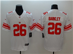 New York Giants #26 Saquon Barkley White Vapor Limited Jersey