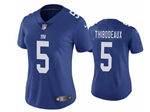 New York Giants #5 Kayvon Thibodeaux Women's Blue Vapor Limited Jersey