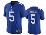 New York Giants #5 Kayvon Thibodeaux Youth Blue Vapor Limited Jersey