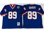 New York Giants #89 Mark Bavaro 1990 Throwback Blue Jersey