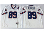 New York Giants #89 Mark Bavaro 1986 Throwback White Jersey