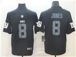 New York Giants #8 Daniel Jones Black Vapor Impact Limited Jersey