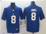 New York Giants #8 Daniel Jones Blue Vapor Limited Jersey