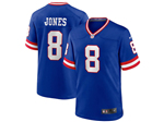 New York Giants #8 Daniel Jones Royal Classic Vapor Limited Jersey