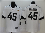 Jacksonville Jaguars #45 K'Lavon Chaisson White Vapor Limited Jersey