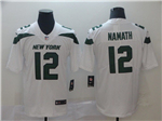 New York Jets #12 Joe Namath 2019 New White Vapor Limited Jersey