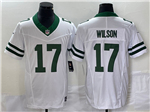 New York Jets #17 Garrett Wilson White Legacy Vapor F.U.S.E. Limited Jersey