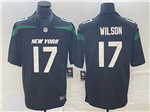 New York Jets #17 Garrett Wilson Black Vapor Limited Jersey