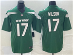 New York Jets #17 Garrett Wilson Green Vapor Limited Jersey