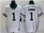 New York Jets #1 Sauce Gardner White Legacy Vapor F.U.S.E. Limited Jersey