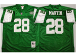 New York Jets #28 Curtis Martin 2004 Throwback Green Jersey