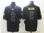 New York Jets #2 Zach Wilson Black Gold Vapor Limited Jersey