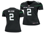 New York Jets #2 Zach Wilson Women's Black Vapor Limited Jersey
