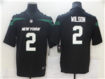 New York Jets #2 Zach Wilson Youth Black Vapor Limited Jersey