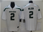 New York Jets #2 Zach Wilson Youth White Vapor Limited Jersey