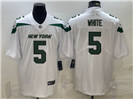 New York Jets #5 Mike White White Vapor Limited Jersey