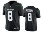New York Jets #8 Aaron Rodgers Black Vapor Limited Jersey
