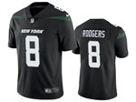New York Jets #8 Aaron Rodgers Youth Black Vapor Limited Jersey