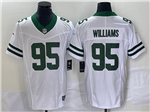 New York Jets #95 Quinnen Williams White Legacy Vapor F.U.S.E. Limited Jersey