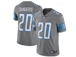 Detroit Lions #20 Barry Sanders Silver Color Rush Limited Jersey