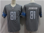 Detroit Lions #81 Calvin Johnson Silver Color Rush Limited Jersey