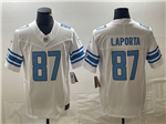 Detroit Lions #87 Sam LaPorta White Vapor F.U.S.E. Limited Jersey