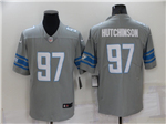 Detroit Lions #97 Aidan Hutchinson Silver Color Rush Limited Jersey