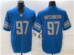 Detroit Lions #97 Aidan Hutchinson Blue Vapor F.U.S.E. Limited Jersey